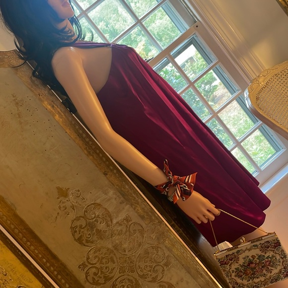 100% silk “Banana Republic “ vintage dress in SIZE M. - Picture 9 of 16